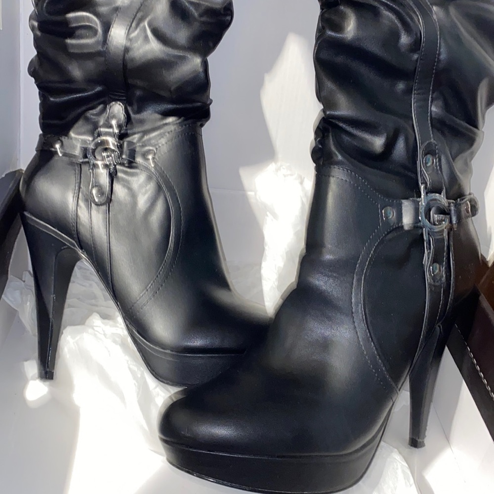 G By Guess Darrlin Women’s US 9.5 M Black Knee High Boot